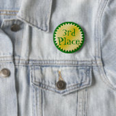 Badge Rond 5 Cm Bouton 3e place Award, personnalisable (En situation)