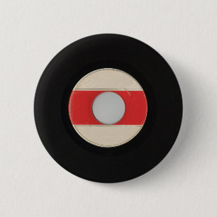 Badge Rond 5 Cm Bouton 45 record