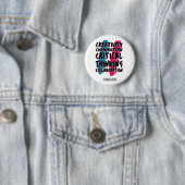 Badge Rond 5 Cm Bouton 4 C de STEM (En situation)