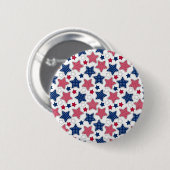 Badge Rond 5 Cm Bouton 4 juillet (Devant & derrière)