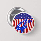 Badge Rond 5 Cm Bouton 4 juillet (Devant & derrière)