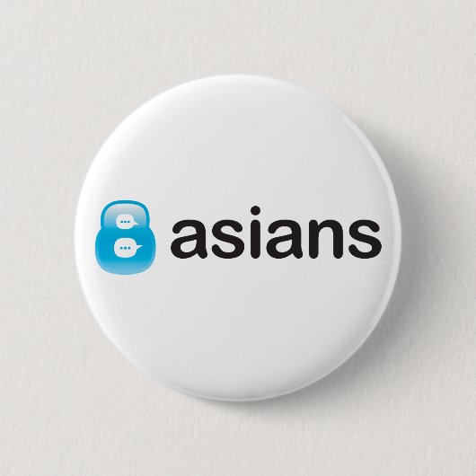 Badge Rond 5 Cm bouton 8Asians (Devant)