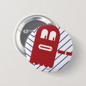Badge Rond 5 Cm bouton à 8 bits de FANTÔME (Devant & derrière)