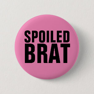 BADGE ROND 5 CM BOUTON À BRAT ÉCLAIRÉ