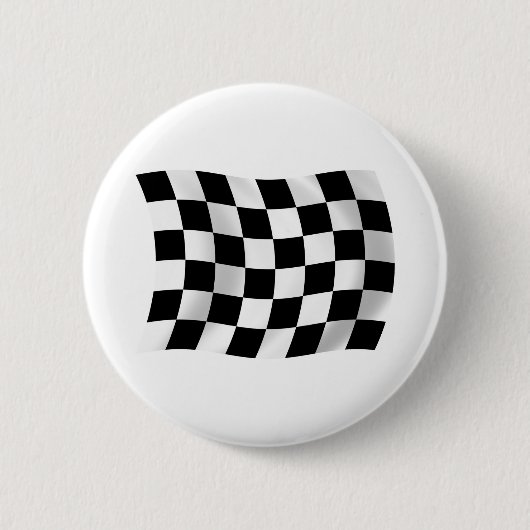 Badge Rond 5 Cm Bouton à damier (Devant)