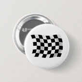 Badge Rond 5 Cm Bouton à damier (Devant & derrière)