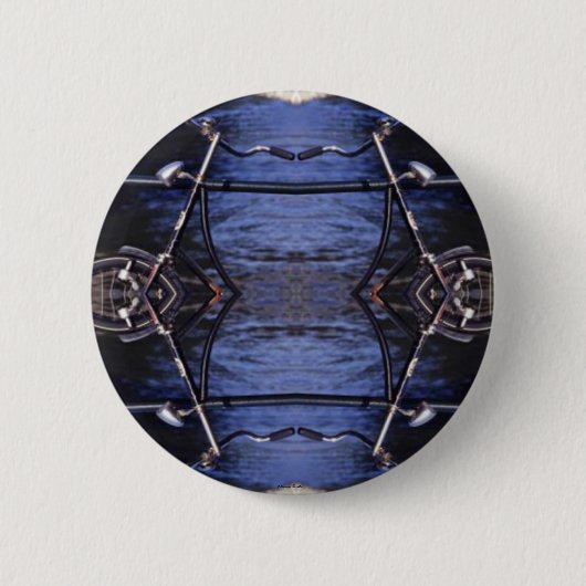 Badge Rond 5 Cm Bouton à deux vélos (Devant)