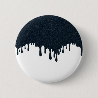 Badge Rond 5 Cm Bouton à encrage personnalisé – Charbon sur Blanc