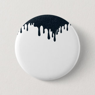 Badge Rond 5 Cm Bouton à goutte d'encre de charbon de bois – Dessi