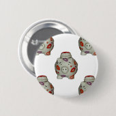 Badge Rond 5 Cm Bouton à lèvres adorable (Devant & derrière)