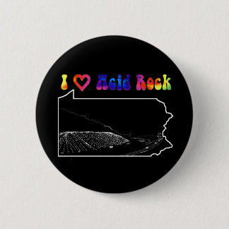 Badge Rond 5 Cm Bouton acide de roche du *heart* I