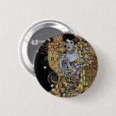 Badge Rond 5 Cm Bouton Adele Klimt (Devant & derrière)