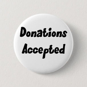 Badge Rond 5 Cm Bouton admis par donations