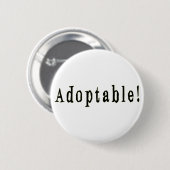 Badge Rond 5 Cm Bouton adoptable (Devant & derrière)