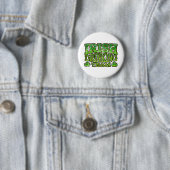 Badge Rond 5 Cm Bouton affligé par équipe potable irlandais (En situation)