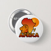 Badge Rond 5 Cm Bouton Afrique (Devant & derrière)