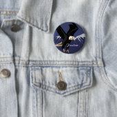 Badge Rond 5 Cm Bouton Aigle (En situation)