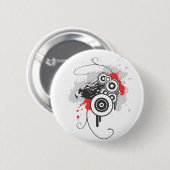 Badge Rond 5 Cm Bouton Aigle (Devant & derrière)