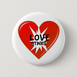 Badge Rond 5 Cm Bouton Aimer putes