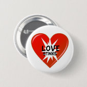 Badge Rond 5 Cm Bouton Aimer putes (Devant & derrière)