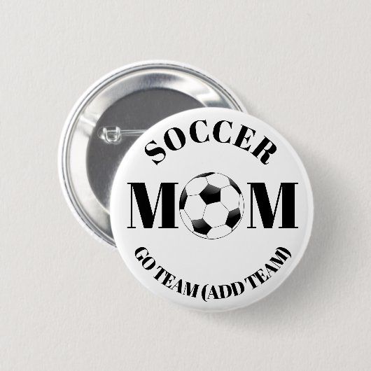 Badge Rond 5 Cm Bouton Ajouter l'équipe (Devant & derrière)