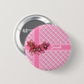 Badge Rond 5 Cm Bouton Ajouter un nom personnalisé (Devant & derrière)