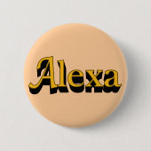 Badge Rond 5 Cm Bouton Alexa (Devant)