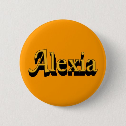 Badge Rond 5 Cm Bouton Alexia (Devant)