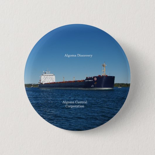 Badge Rond 5 Cm Bouton Algoma Discovery (Devant)