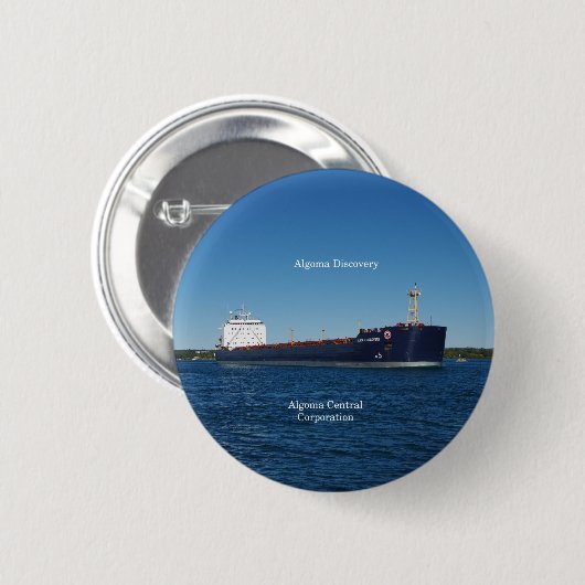 Badge Rond 5 Cm Bouton Algoma Discovery (Devant & derrière)