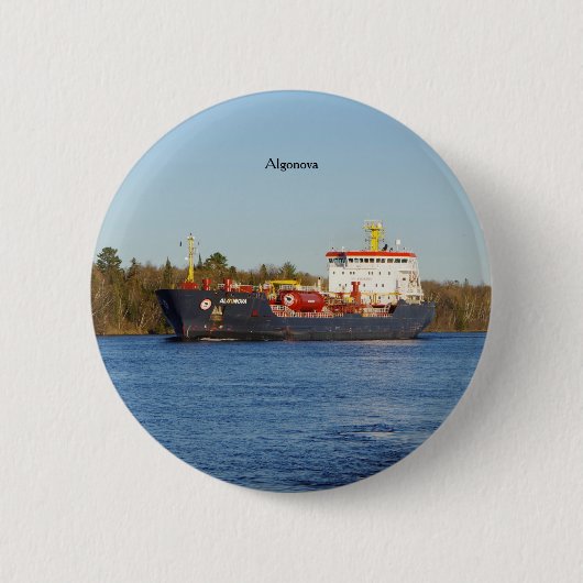 Badge Rond 5 Cm bouton Algonova (Devant)