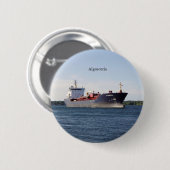 Badge Rond 5 Cm Bouton Algoscotia (Devant & derrière)