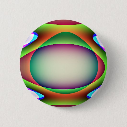 Badge Rond 5 Cm Bouton Alien (Devant)