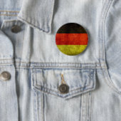 Badge Rond 5 Cm Bouton allemand grunge de drapeau (En situation)
