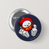 Badge Rond 5 Cm Bouton - ALLEZ ! Robot de Daruma ! ! (Devant & derrière)