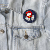 Badge Rond 5 Cm Bouton - ALLEZ ! Robot de Daruma ! ! (En situation)