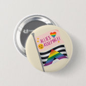 Badge Rond 5 Cm Bouton Ally (Devant & derrière)