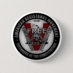 Badge Rond 5 Cm Bouton américain libre de patriotes