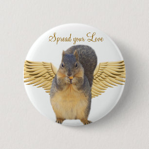 Badge Rond 5 Cm Bouton_Amour