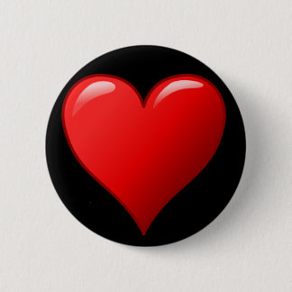 Badge Rond 5 Cm Bouton Amour