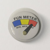 BADGE ROND 5 CM BOUTON AMUSANT MÈTRE (Devant)