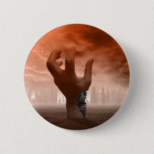 Badge Rond 5 Cm Bouton androïde de révolte