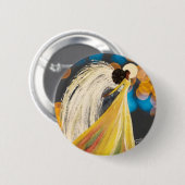 Badge Rond 5 Cm Bouton Angel clair de lune (Devant & derrière)