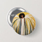 Badge Rond 5 Cm Bouton Angel du gardien (Devant & derrière)