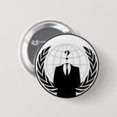 Badge Rond 5 Cm Bouton anonyme (Devant & derrière)