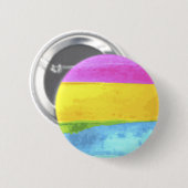 Badge Rond 5 Cm Bouton aquarelle Pansexual (Devant & derrière)