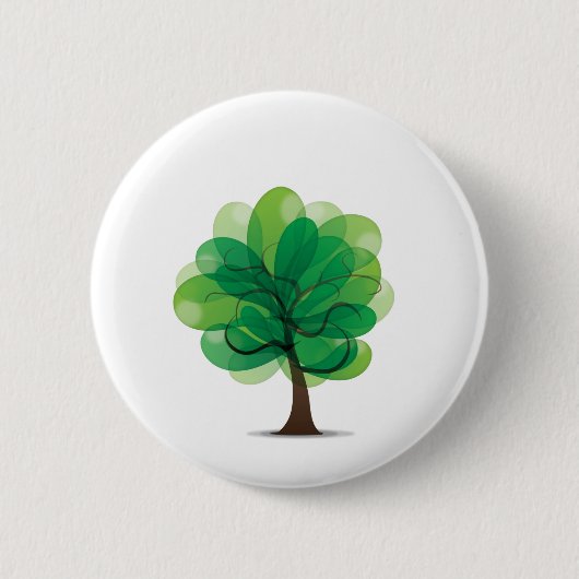 Badge Rond 5 Cm Bouton Arborescence (Devant)