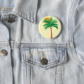 Badge Rond 5 Cm Bouton Arbre de palme (En situation)