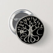 Badge Rond 5 Cm Bouton Arbre de vie (Devant & derrière)