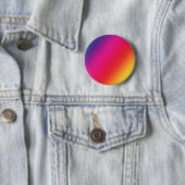 Badge Rond 5 Cm Bouton Arc en arc-en-ciel (En situation)